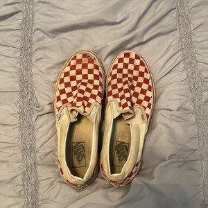 red checkered vans
